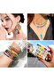 7500+ Pcs Glass Seed Beads for Bracelets Making Kit including 300pcs Alphabet Letter Beads w - 5