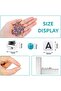 7500+ Pcs Glass Seed Beads for Bracelets Making Kit including 300pcs Alphabet Letter Beads w - 3