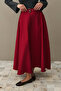 Belted Skirt Red - 5