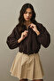 Zippered Bomber Jacket Bitter Brown - 8