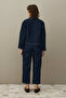 Denim Kimono Jacket Dark Blue - 8