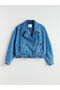 Lcw Modest Indigo Oversize Women's Jean Jacket - 5