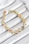 Brass Vip Series Clover Zircon Stone Women's Bracelet - Tj-Bb7910 - 2