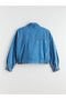 Lcw Modest Indigo Oversize Women's Jean Jacket - 6