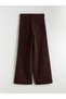Brown Straight Fit Women's Jean Pants - 6