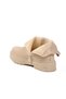 Beige Fleece Lined Zippered Non-Slip Women's Boots 24071 Z - 4