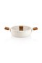 Schafer Ceramoni Ceramic Flat Pot 28 cm – Cream