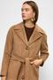 Reglan Sleeve Waist-Tied Moher Coat Kamel 3156 - 6