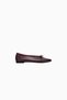 Lilouh Ballerina Flats, Nappa Leather, Oval Toe, Elegant French Design