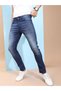 Men Mid Rise Faded Slim Fit Jeans - 2