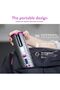 Cordless Automatic Hair Curler – Portable Ceramic Rotating Curling Iron with 6 Temperature & Timer - 7