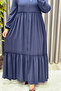 Women's Hijab Clothing Plus Size Two Layer Ferace - 7