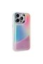 iPhone 14 Pro Max Case Airbag Colorful Back Surface Bead Design Shrp Sand Cover - Transparent - 4