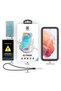 متوافق مع هاتف Galaxy S22 Plus مع شريحة SHRP 1-1 مقاومة للماء ومتوافقة مع شريحة SHRP باللون الأسود - 4
