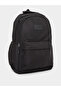 Black Canvas Backpack with Zip Closure