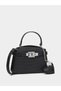 Metal Heart Drop Accent Handbag