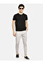 Men Grey Pinstripe Slim Fit Chino Pants - 5