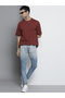 Men Mid Rise Slim Fit Faded Jeans - 5