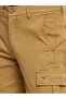 Men Brown Mid Rise Slim Fit Cargo Pants - 4