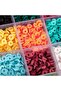 Clay Beads Bracelet Making Kit, 6000 Pcs 24 Colors DIY Jewelry kit Polymer Beads - 2