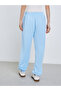 Blue Relaxed Fit Cuffed Joggers - 4