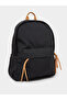Black Backpack with Zip Closure