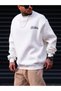 Men's the Mountains Printed Oversized Cycling Jacket Sweatshirt - 4