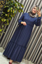 Women's Hijab Clothing Plus Size Two Layer Ferace - 6
