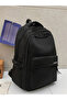 Solid Zip Closure Backpack - 5