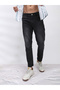Men Dark Wash Slim Fit Black Jeans