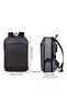 Solid Zip Closure Backpack - 2