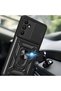 Galaxy A15 Case Magnetic Stand Camera Protection Shrp Sliding Vega Cover - Blue - 7