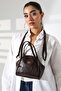 Women's Brown Stylish Elegant and Suitable for Daily Use Shoulder and Hand Bag - 2