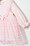 Baby Girl Mevlit Dress with Bandana and Lace - 7