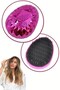 Neon Pink Straightening Comb Wide Range Hair Straightener with Brush Suitable for All Hair Types - 8