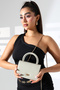 Women's Mint Green Mini Box Handbag with Side Cross Strap and Handle Modern Stylish Women's Bags