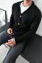 Men's Button-Front Knit Cardigan - 2