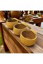 Wicker Lid Basket Set of Three Wicker Bamboo Basket - 2