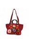 Crochet Knitted Flower Detailed Shoulder Bag, Handmade Custom Design Bag - 2