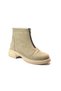 101809 Genuine Leather Zippered Thick Heel Casual Women's Boots - 4