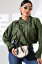 Stylish and Convenient Mini Shoulder and Crossbody Bag with Modern Design and Brown Handles for Women - 4