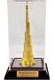 Crystal Temptation Burj Khalifa 7-Inch Long 24K Gold Plated Tower Model - 2