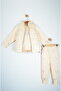 3-Piece Beige Color Suit with Inflatable Vest (2-5 Years Old) - 8