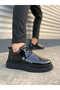 Jyx03 Luxor Lace-Up Patent Leather Men's Casual Sports Classic Shoes Rst - Black - 2
