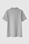Widi Combed Cotton Quality Polo Neck T-Shirt Melange Gray - 2