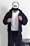 Men's Oversize Thick Zippered Plain Cardigan - 2