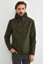 Coat with Hood and Zipper in Fleece Fabric - 7
