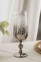 6-Piece Silver Fishbone Crystal Coffee Side Dish 180ml - 2