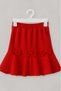 Girl's Bow Detailed Red Skirt and Lace White Shirt April 23 October 29 Performance Outfit - 5