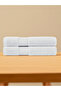 Pack of 2 - Luxury Cotton Bath Towel, White 70x140cm